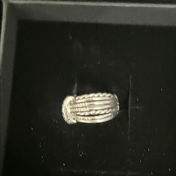 David Yurman Silver Multi-Band Ring Authentic - Picture 3 of 8